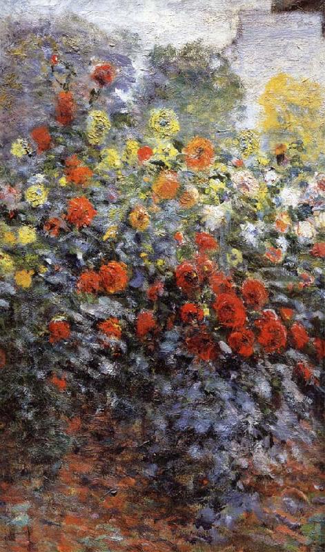 Claude Monet Detail from Monet-s Garden in Argenteuil oil painting picture